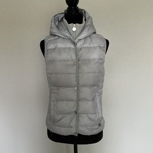 Women's Gray Puffer Vest